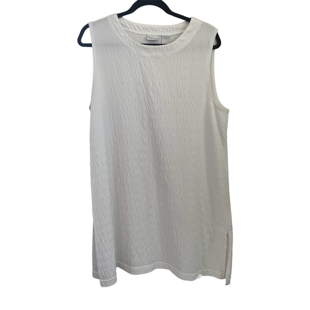 Westbound Beach White Dress or Coverup - L